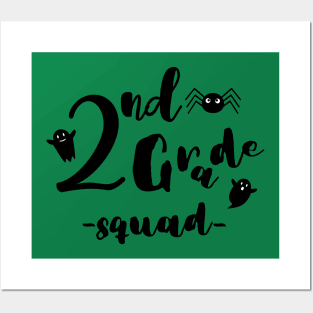 second grade squad halloween hero Posters and Art